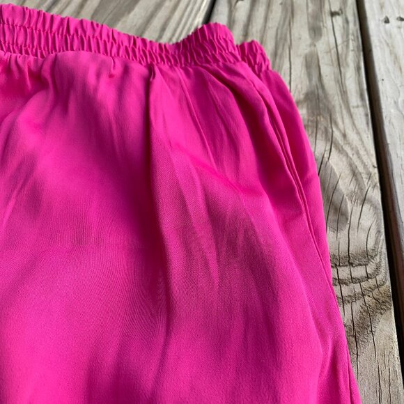 Forever21 Pink Satin Pull On Pants Medium New with Tags - Picture 4 of 4
